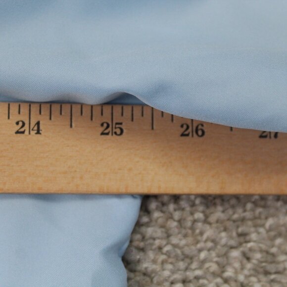 Vintage Sears Dress Shirt Mens 17 Blue Perma Prest Ultressa Polyester S/S Button - Picture 10 of 12